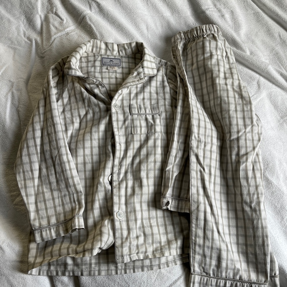 Plaid Pajama Set